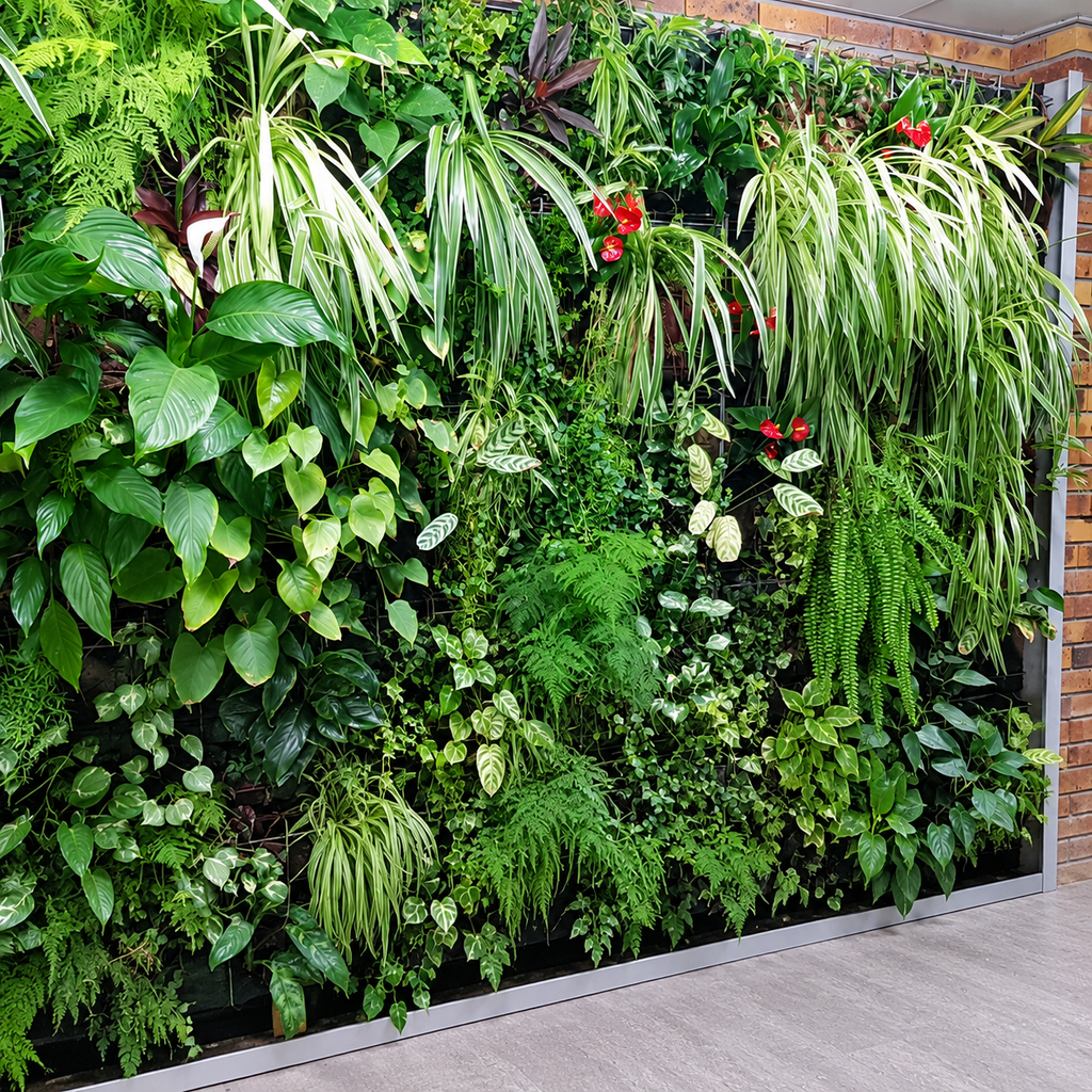 mixité de plantes et plantes fleuries